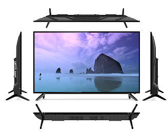 Buy 40 Inch Smart LED Television Tempered Glass Multi Language Wifi LED TV online manufacture