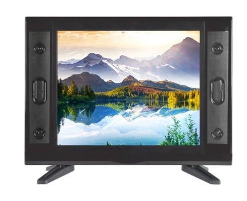 Buy 19 Inch LCD LED Small Size TV Panel DC 12V Black Cabinet With Wifi online manufacture