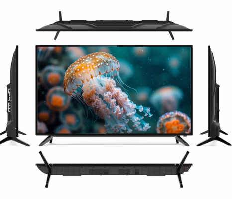 Buy Tempered Glass 75 Inch LED TV 4K Ultra Narrow Bezel With Plastic Housing online manufacture