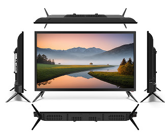 Easy Installation 40 Inch LED TV 2K LED TV Metal Housing With Frame
