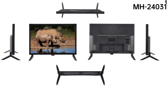 Remote Control 24 Inch LED TV DC 12V Multi Media Hotels Small Size TV