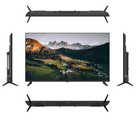 Android 55 Inch QLED TV 4K Remote Control Customized With Frameless Design